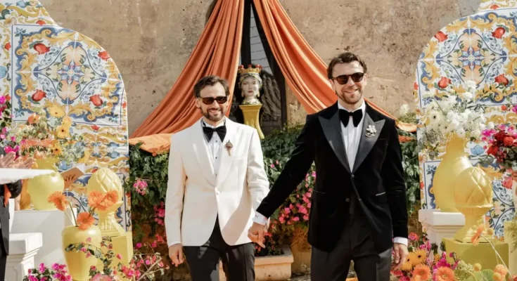 This rich + vibrant destination wedding in Sicily was a “dulce vita” dream.
