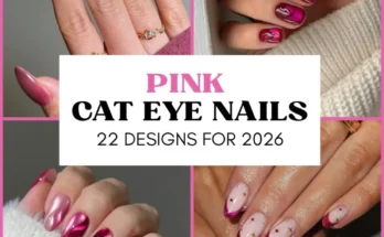 Pink Cat Eye Nails: 22 Dreamy Designs for 2026