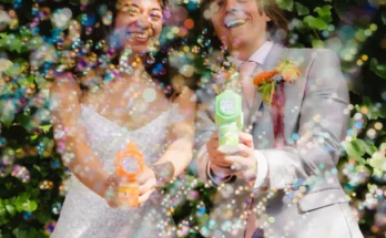 This fun + silly summer wedding in NYC was anything but serious