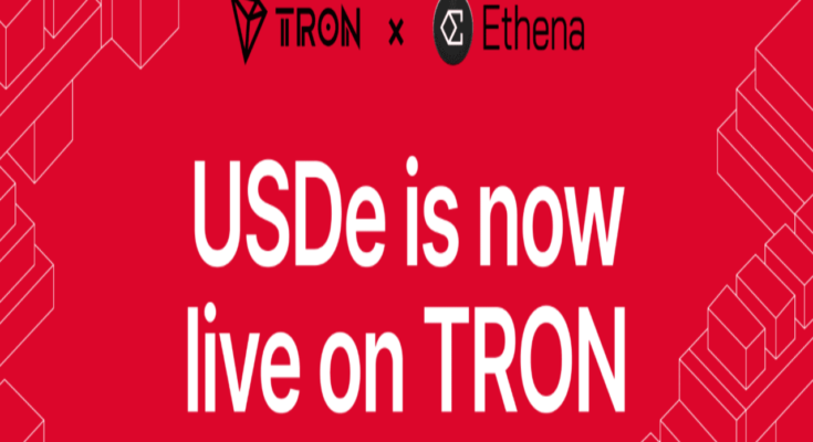Ethena is bringing USDe and sUSDe to TRON, expanding access to the digital dollar across its stablecoin ecosystem. Ethena is bringing USDe and sUSDe to TRON, expanding access to the digital dollar across its stablecoin ecosystem.