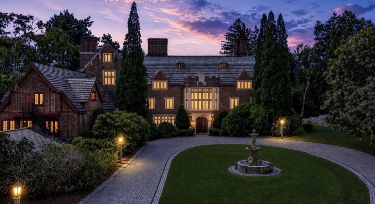 The .5 million Jazz Age Scottish Castle, built by Massachusetts royalty, is hitting the market
