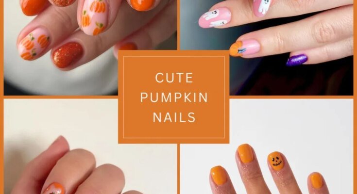 37 Cute Pumpkin Nails for Fall 2026, From Jack-O’-Lanterns to Pumpkin Spice